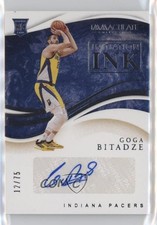 2019-20 Panini Immaculate Initiation Ink 12/75 Goga Bitadze #INI-GGB Auto 6fs