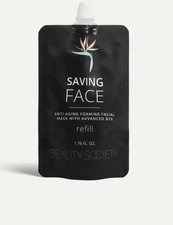 Beauty Society Saving Face Anti-Aging Foaming Facial Mask Refill 1.76 oz