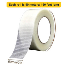 Straight Extra Strong Fiberglass Reinforced Filament Security Tape 2"w x 160ft