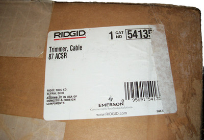 NEW Rigid Trimmer Cable 87 ACSR 54135.  In unopened box