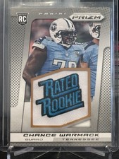 2013 Panini Prizm Chance Warmack Rated Rookie Patch #210 Titans NFL