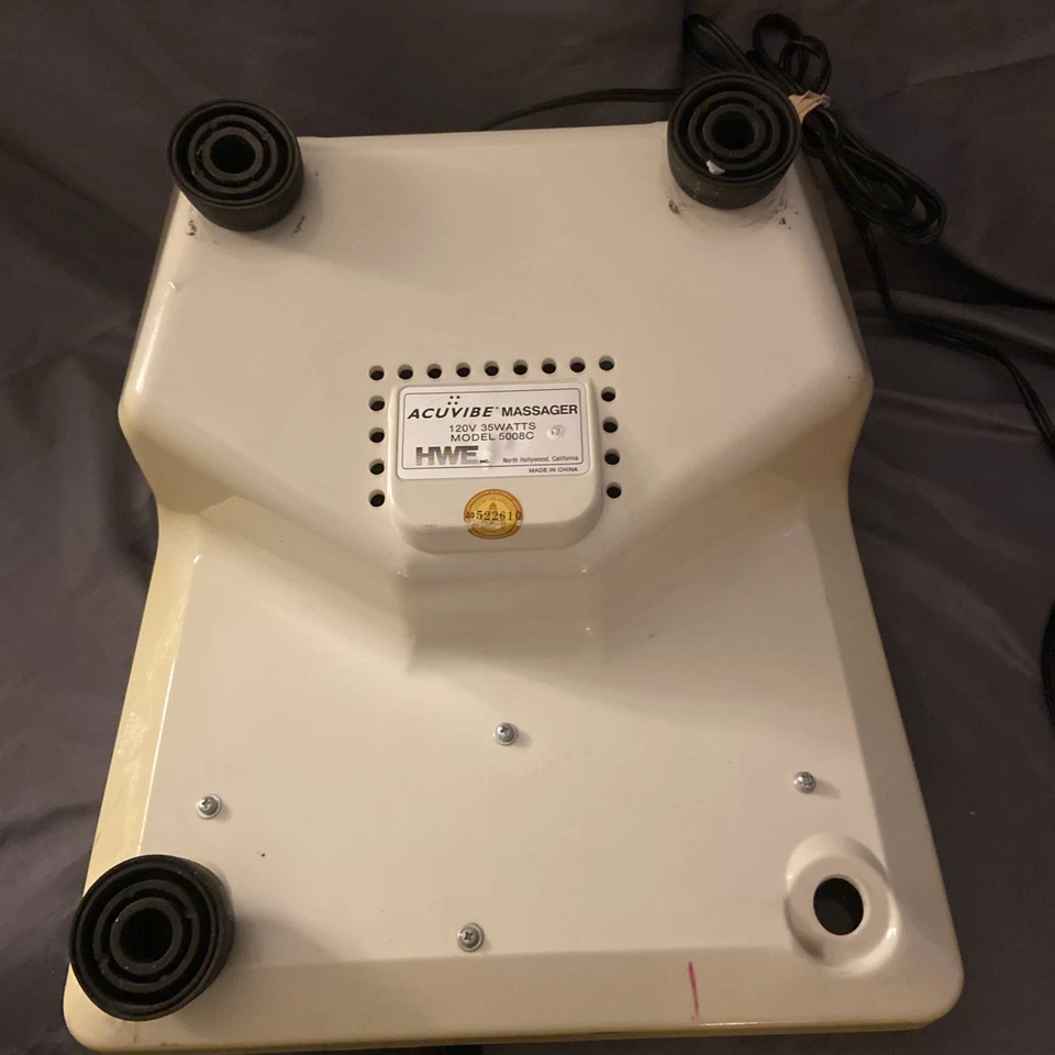 ACUVIBE VIBRATING FOOT MASSAGER 5008 C Multispeed Diabetes Vintage Shiatsu - Image 4 of 4