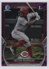 2023 Bowman Fuchsia Lunar Crater Refractor 130/199 Hector Rodriguez #BCP-95 10z2