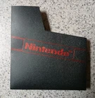 Vintage Nintendo NES Replacement Dust Cover Red Metallic Logo Black OEM RARE!