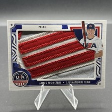 2024 Panini Stars & Stripes James Tronstein Jumbo Patch USA FLAG Rookie /39