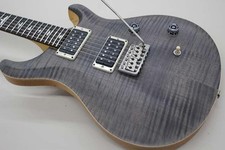 PRS CE24 Faded Gray Black Electric Guitar Natural Back Mahogany Body
