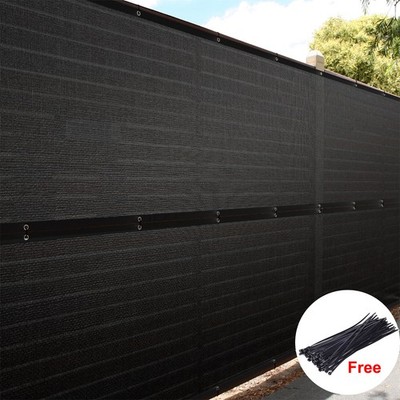 3/4/5/6/8ft x 50ft Fence Privacy Windscreen Screen Shade Cover Yard Outdoor Mesh