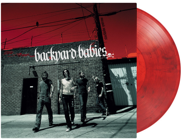 Backyard Babies 'Stockholm Syndrome' Translucent Red Black Marble Vinyl - NEW