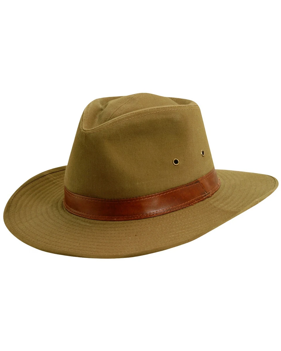 Cotton twill hotsell outback fedora hat