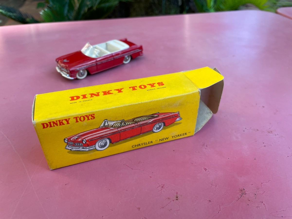 Dinky Toys 24A Chrysler New Yorker - Rouge Intérieur Crème - Près Neuf En Boîte