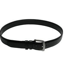 New Brown Leather Belt Size 42 Best Fits Waist 40” Nickel Buckle Dress or Casual