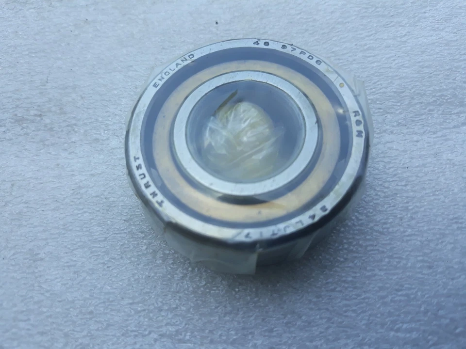 7203 Contacto Angular 17x40x12mm Rodamientos de Bolas 24 LJT 17 R&M Inglaterra Jaula de Bronce Foto 2 de 4