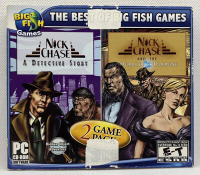Jeu PC Nick Chase - Neuf Sous Blister - Genre 'Objets Cachés' - Éditeur Mindscape