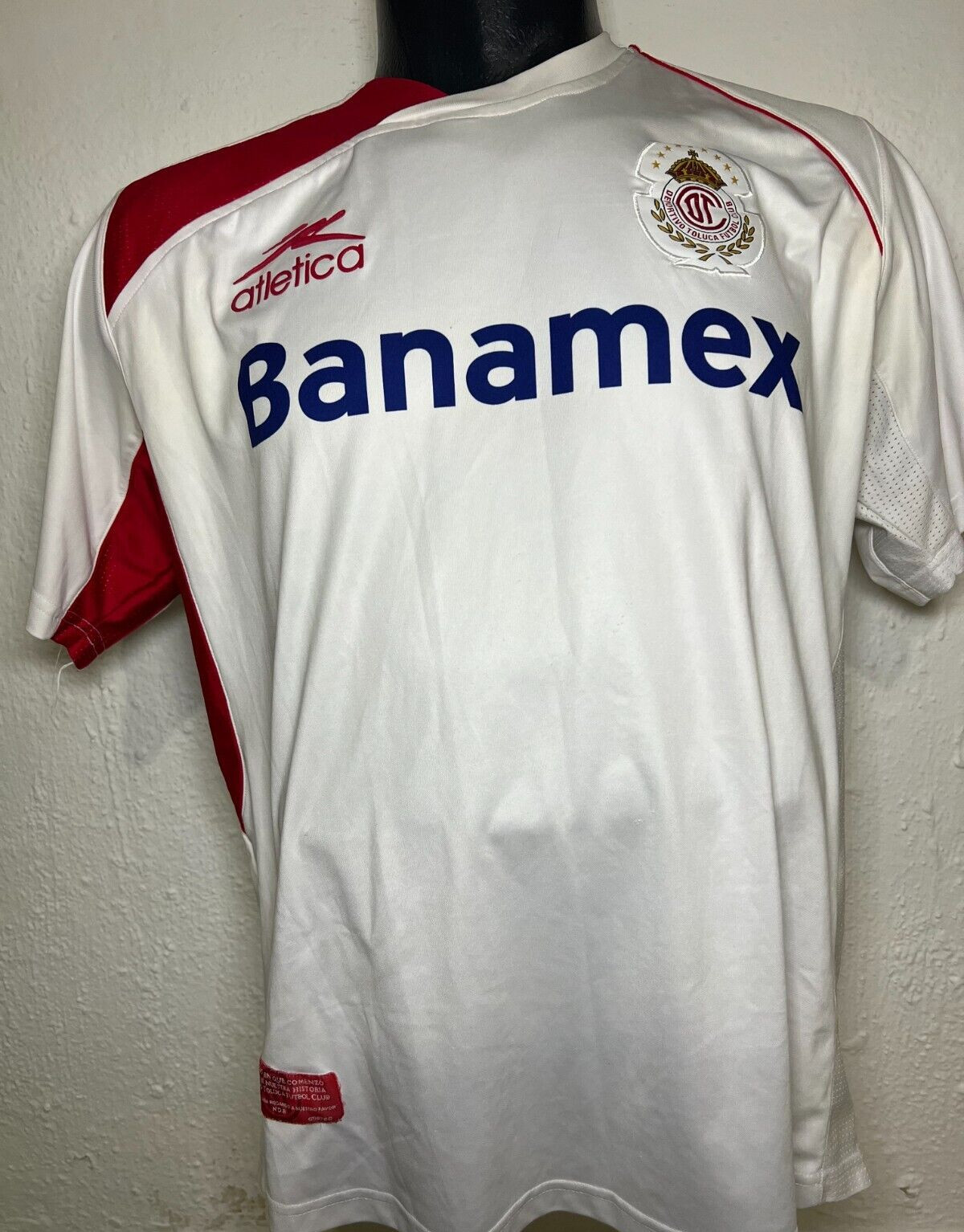 Toluca FC Authentic Atletica Jersey Size Small 2008-2009