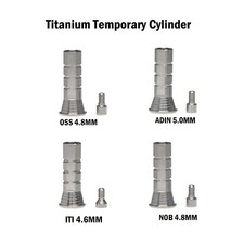 Dental Multi-unit Abutment Temporary Cylinder Fits Hiossen Osstem/Nobel/ITI/Adin