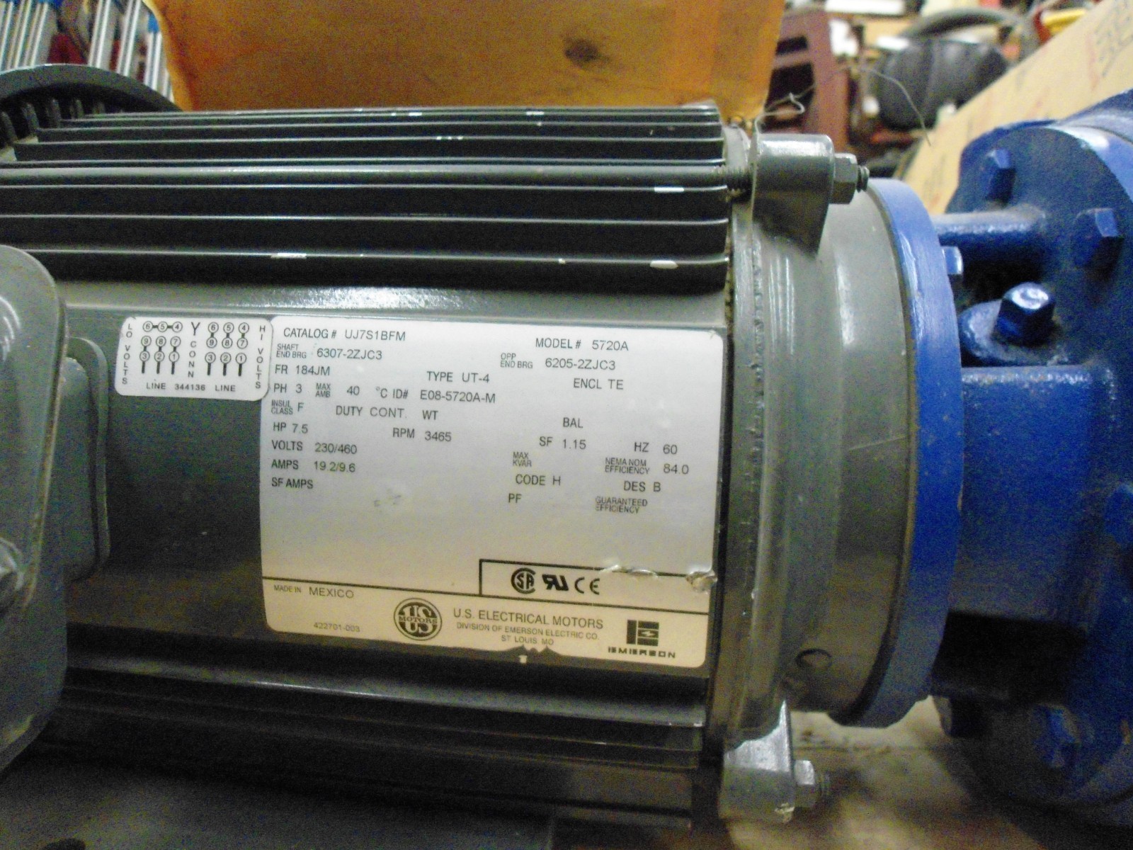 Peerless Pump Sterling Fluid Systems Pump C610AMBF Horizontal suction