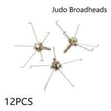 12X Archery Broadhead Outdoor Small Hunting Game Judo Arrow Point Set 100 Grains