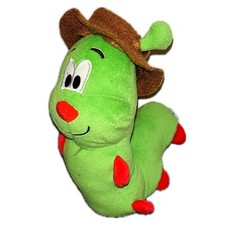 Stofftier Ferrero  Raupe Kinder Schokolade Wurm Grün Süß Tausendfüßler