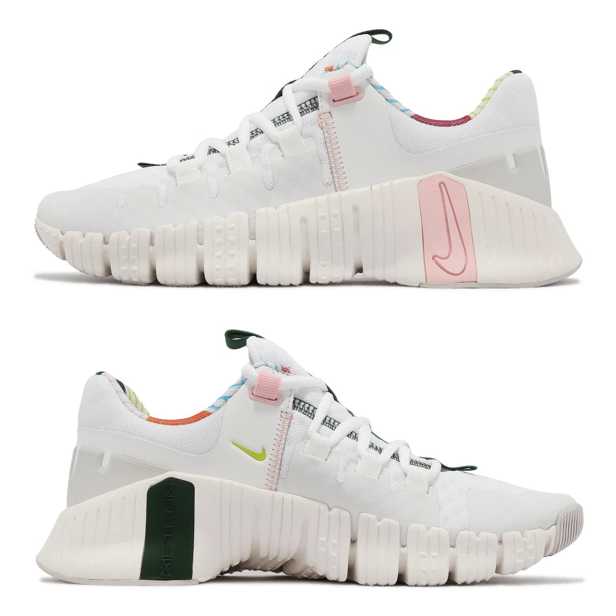 Nike metcon white best sale pink