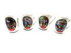 COC-COLA NORMAN ROCKWELL & N. C. WYETH SET OF 4 MUGS MUSEUM COLLECTIONS 1987 — photo 1