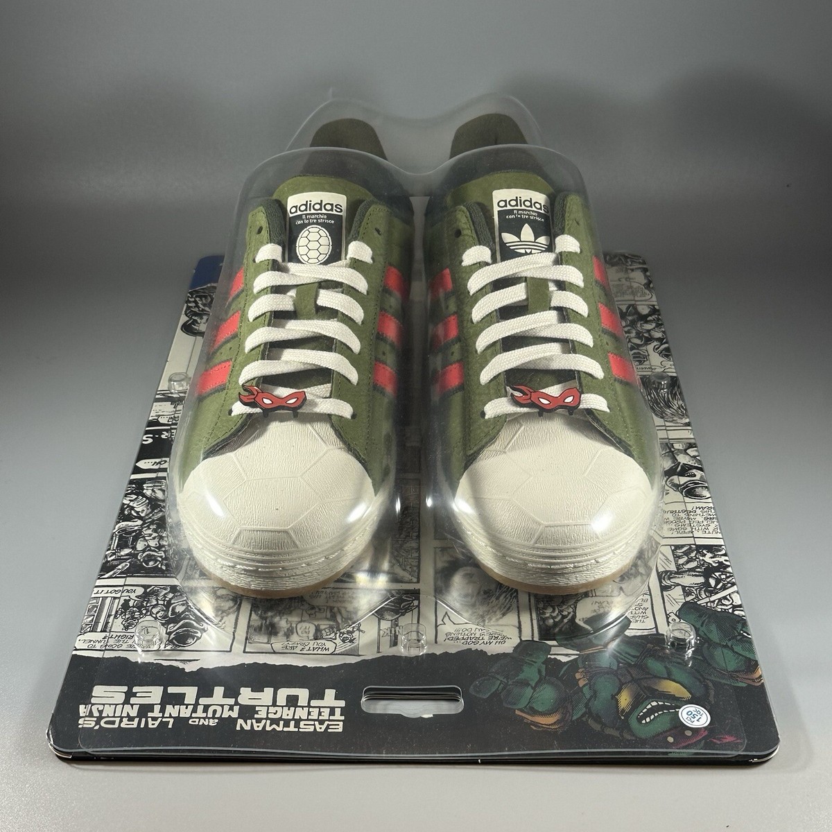 tanuchannan（感謝）/8 Adidas TMNT Shelltoe Superstar Ninja Turtles Green US Size 11