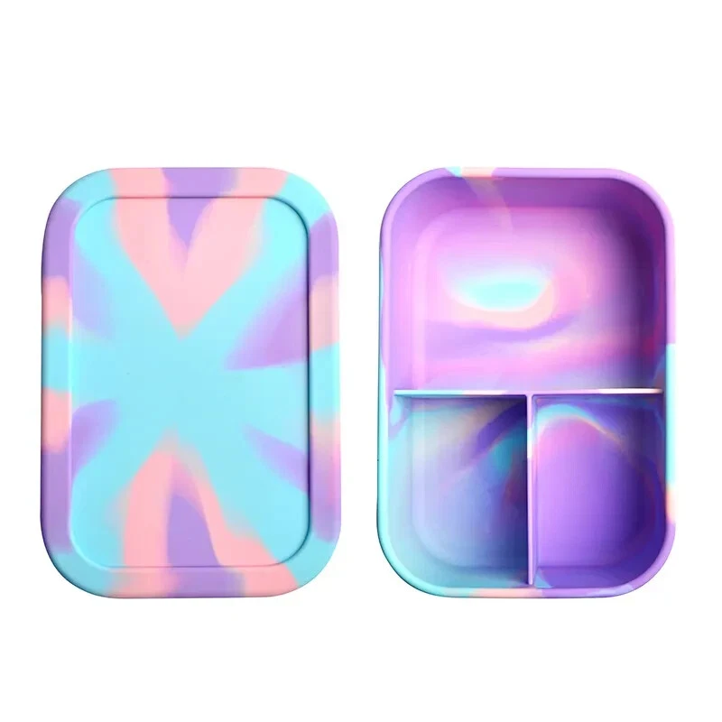 silicone lunch bento box with lid for kids eco friend Tupperware containers - Image 2 of 4