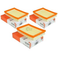 3X Mahle / Knecht Luftfilter LX 675 Air Filter