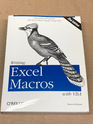 Writing Excel Macros with VBA, 2nd Edition - Paperback By Steven Roman - GOOD