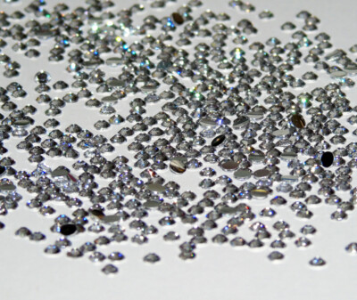 Jelly CRYSTAL/CHROM SS6/~2mm NON HOTFIX Rhinestones zum Kleben RESIN