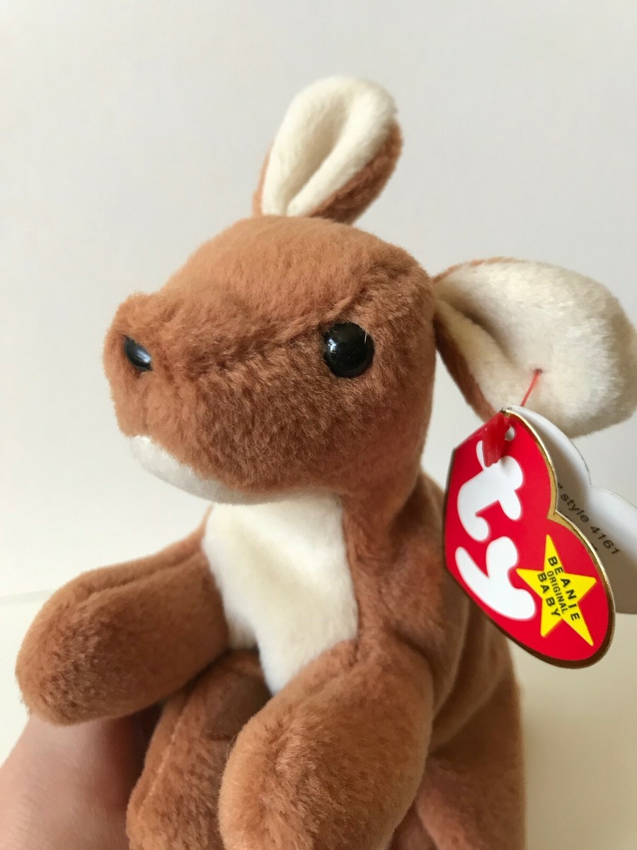 POUCH the Kangaroo 1996 1st Edition Ty Beanie Baby –Ships FREE