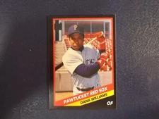 1988 CMC Pawtucket Red Sox Dana Williams Card # 21