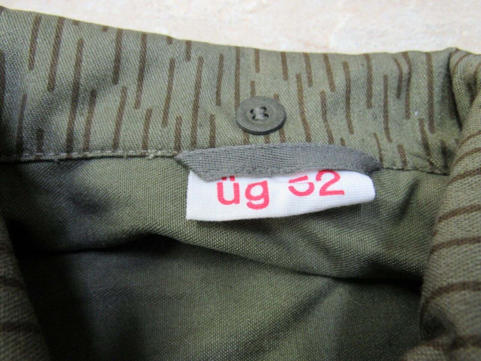 East German Military Rain Drop Camo Pants Jacket Uniform Field 