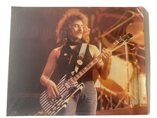 Geezer Butler Black Sabbath Ozzy Osbourne RARE Original 12x15 Live Concert Photo