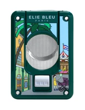 Elie Bleu Limited Edition Green Carousel Cigar Cutter, EBC4079, New In Box