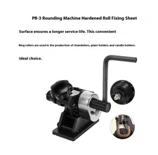 Ring Roller Metal Sheet Rolling Machine with Hand Crank PR-3 Ring Bend Tool