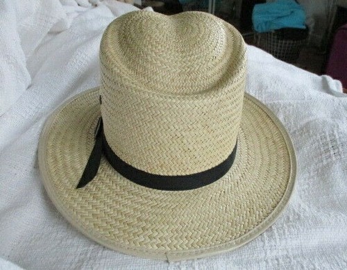 Amish Farmers Sunset hats Straw Size 