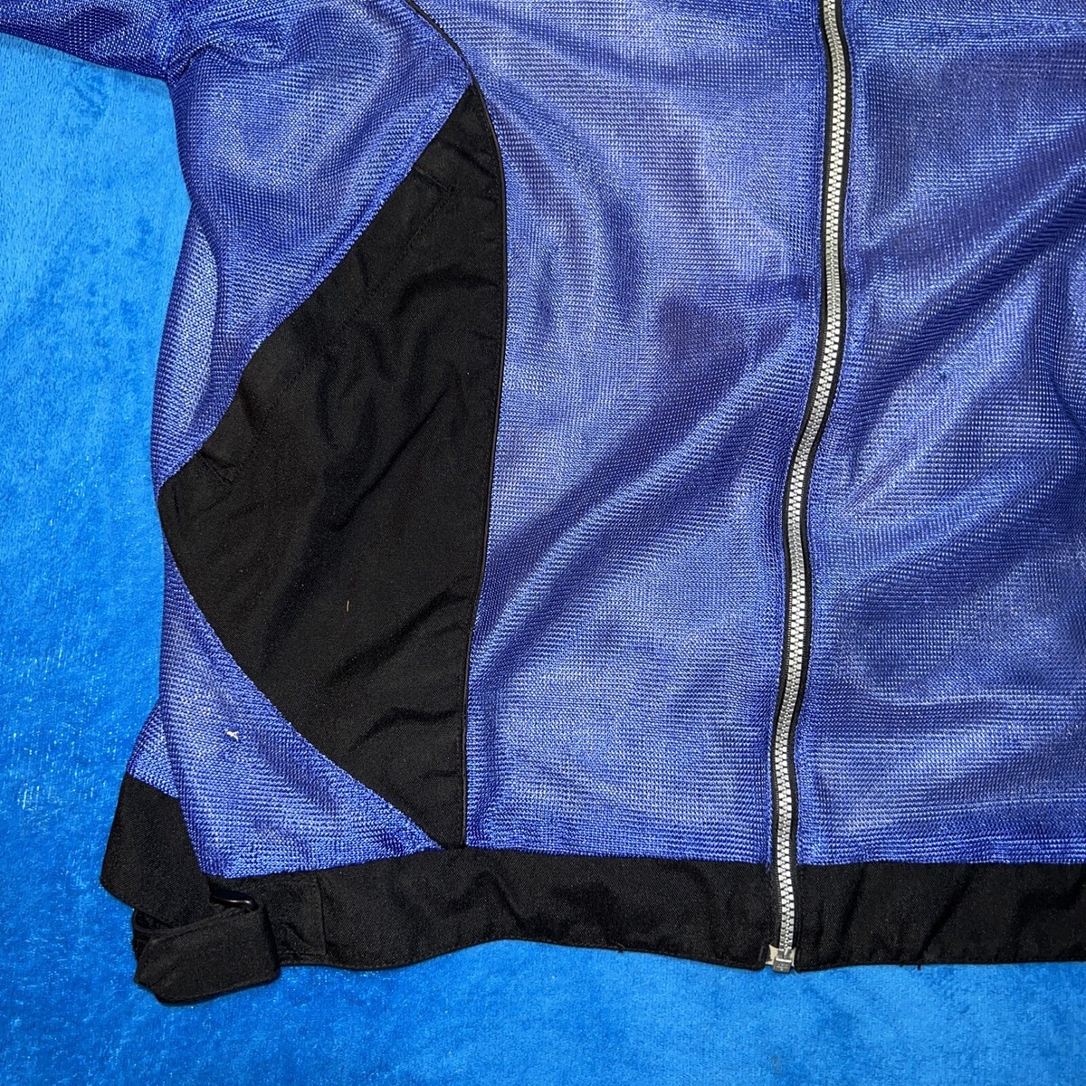 Motorcycle Mesh Jacket Mens Teknic Padded Red Black Size 52