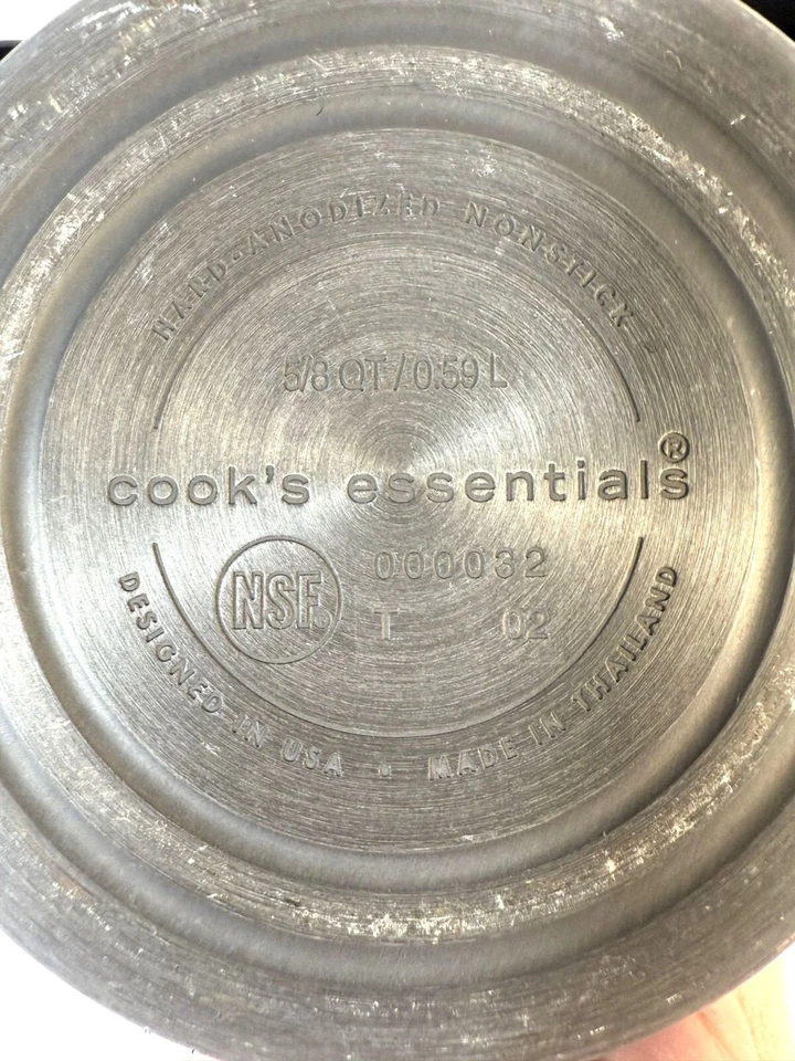 Cooks Essentials 3er Set Mini Antihaft Soßenpfannen mit Edelstahlgriffen 180 - Bild 4 von 4