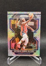 2022 Panini Prizm WNBA #12 Myisha Hines-Allen Mojo Prizm /25 Mystics 