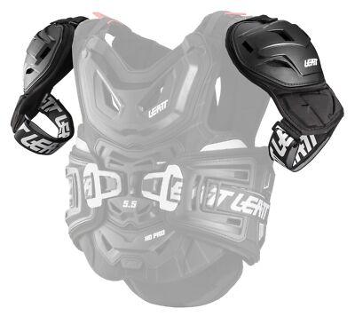 Leatt 5.5 Pro Chest Protector Shoulder Guards Black | eBay