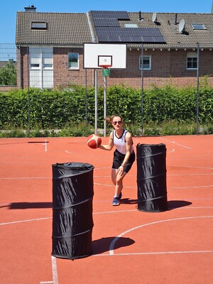 NEU 2x PopUp-Guard Basketball-Trainingshilfe  Verteidiger  Defender +Tasche 97cm