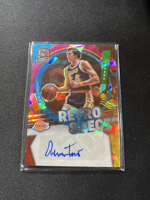 2021-22 Panini Spectra Retro Spect Jerry West Auto ASTRAL ICE 18/49 Laker RSAJWS