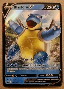 Blastoise V - SWSH101 - Pokemon Promo Sword & Shield Ultra Rare Holo NM