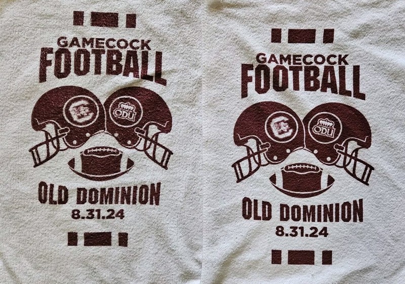 2 - USC Gamecocks Football Vs. Old Dominion Virginia 9.31.24 Pro Game Towels