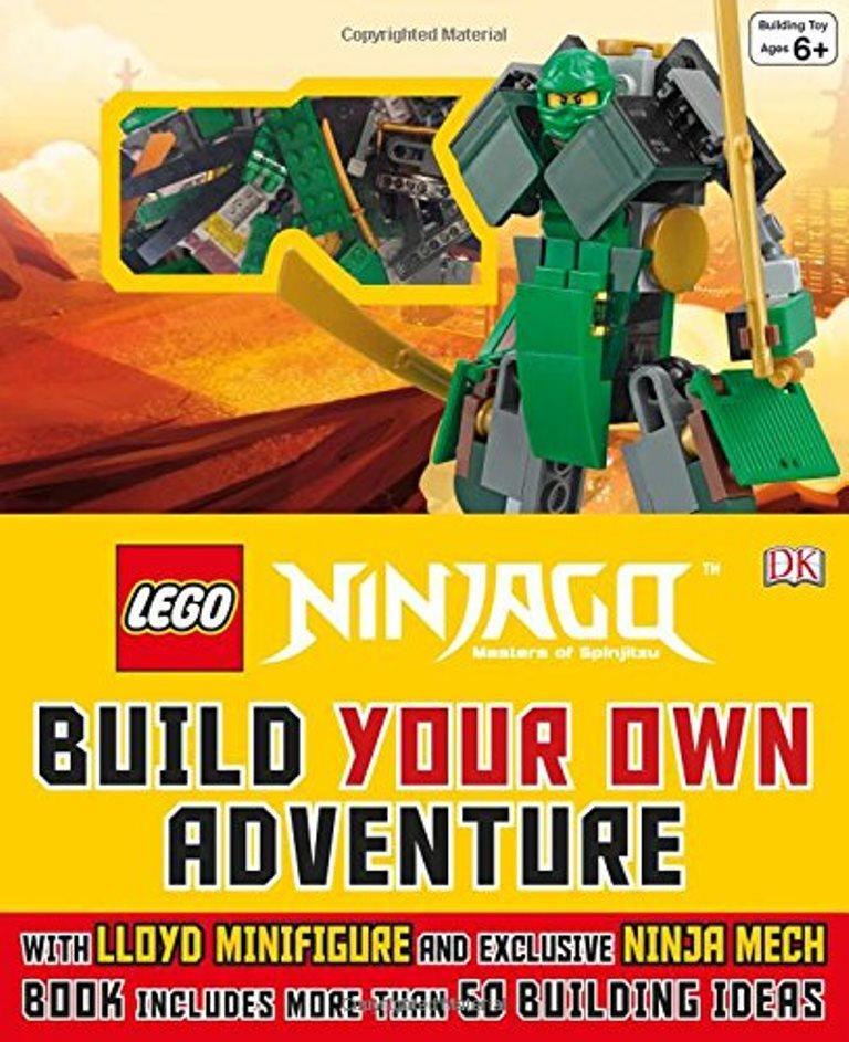 Build Own Adventure Lego Ninjago Green Lloyd Minifigure Ninja Mech