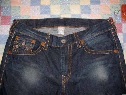 True Religion Jeans Mens 31 Billy Giant Big T Blue Denim True Religion Jeans Mens 31 Billy Giant Big T Blue Denim