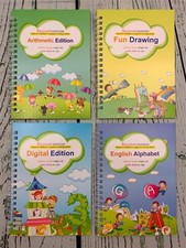 Practice Copybooks for Kids 4Packs Sank Reusable Handwriting