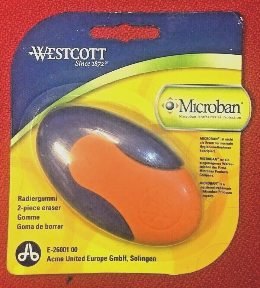 Westcott Microban Antibacterial Protection, (Orange and Blue Colour)