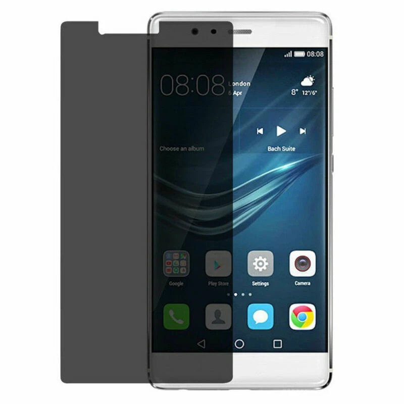 Privacy Tempered Glass Anti-Spy Screen Protector Films For Huawei P20 Pro 3E lot - Image 2 of 3