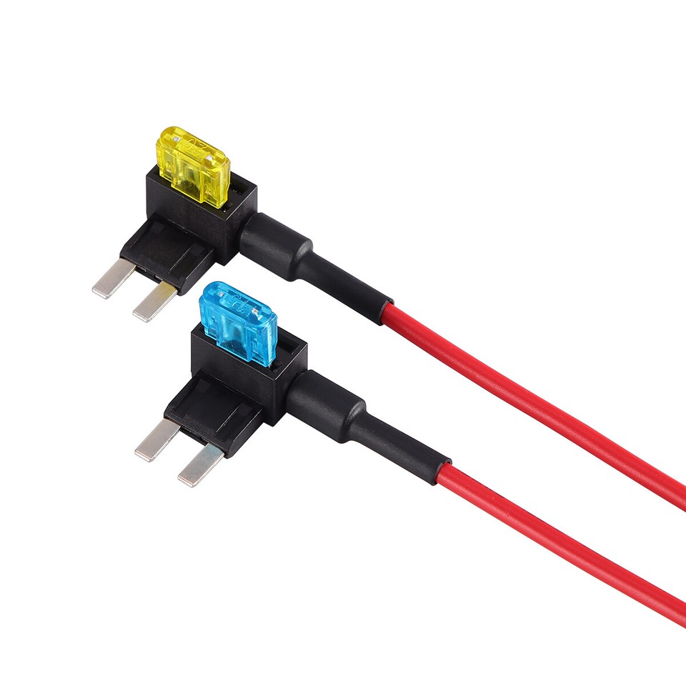 10-Pack Waterproof In-Line Fuse Holder Kit - 14 Gauge, 30A, Mini Blade Fuse For Car, Truck, Boat